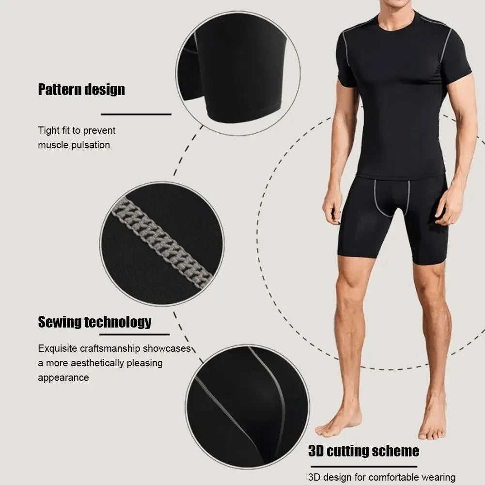 Men's Compression Short Pants With Pocket