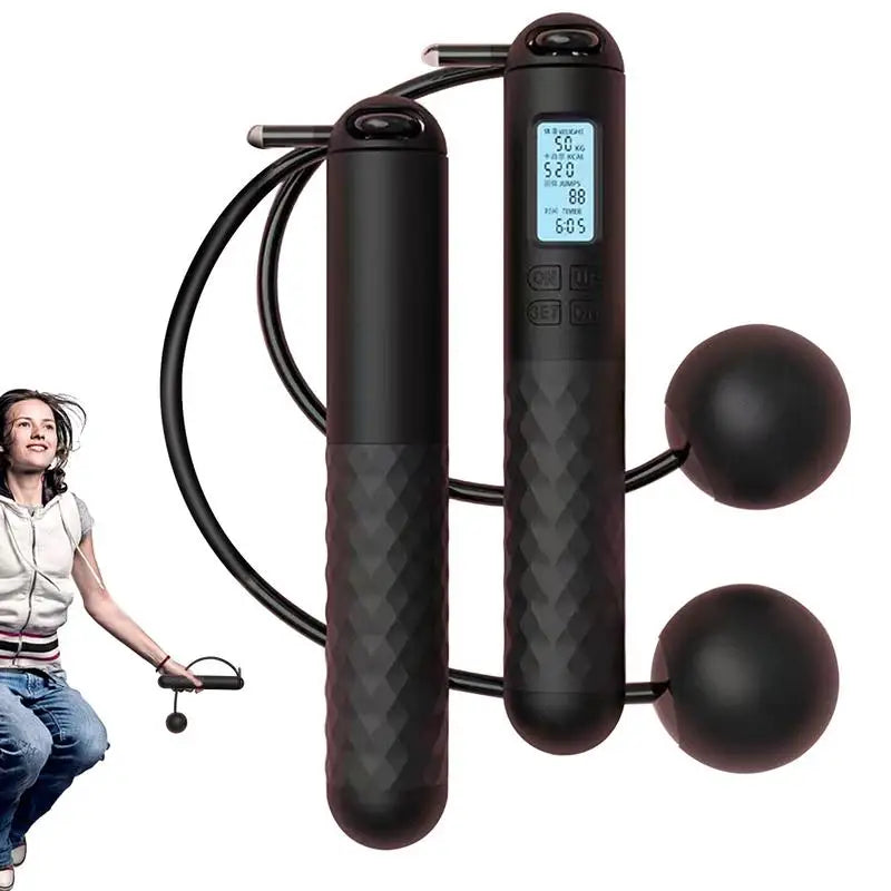 Smart Cordless Weighted Skipping Rope For Fitness Accessories