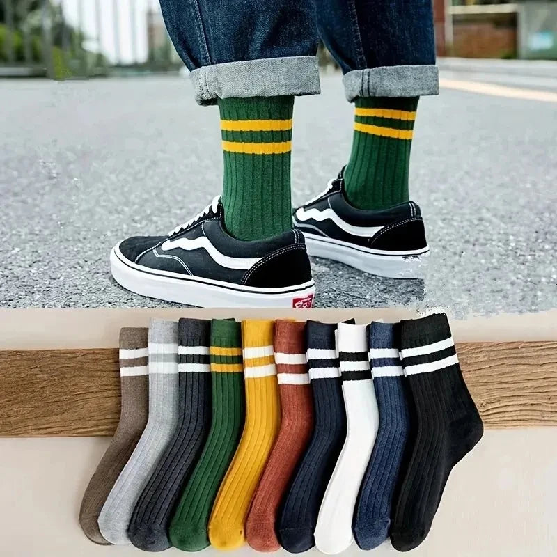 10/5/3pairs Breathable Sports Socks for Men