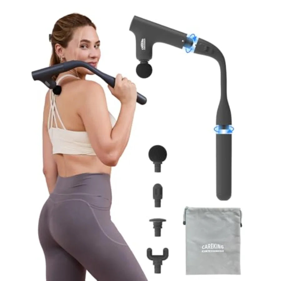 3-in-1 Detachable Massage Gun; Deep Tissue