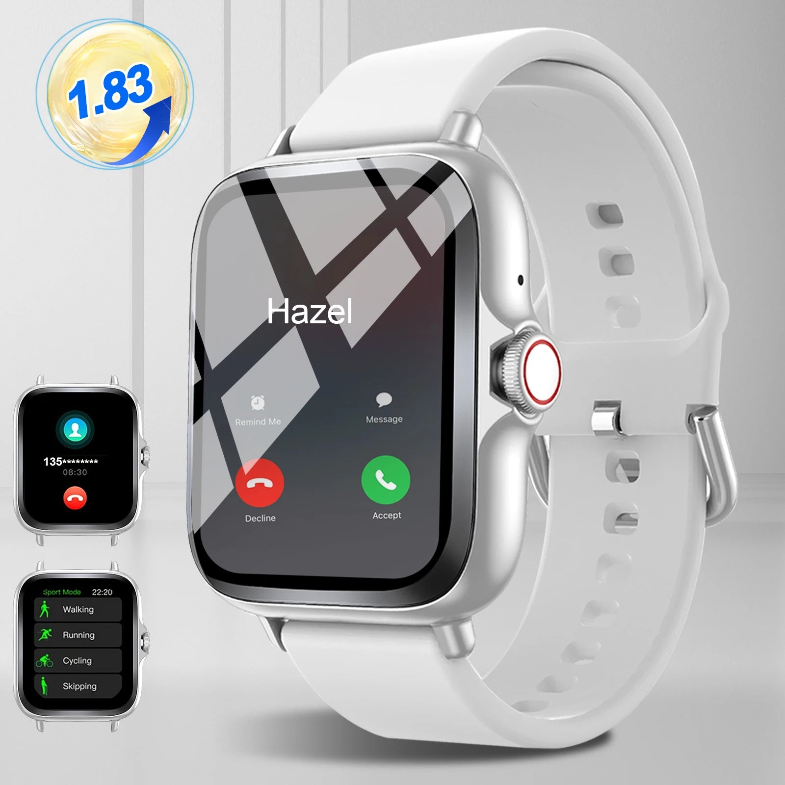 Smart watch, touch screen, compatible with iPhone/android